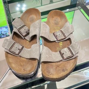 Birkenstock Arizona Taupe Suede